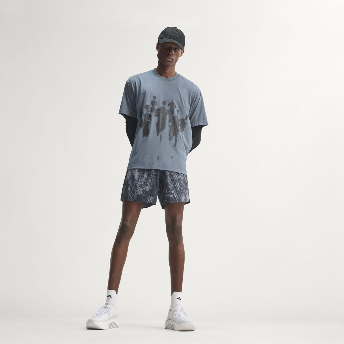 Camiseta deportiva unisex color negro - vista 8