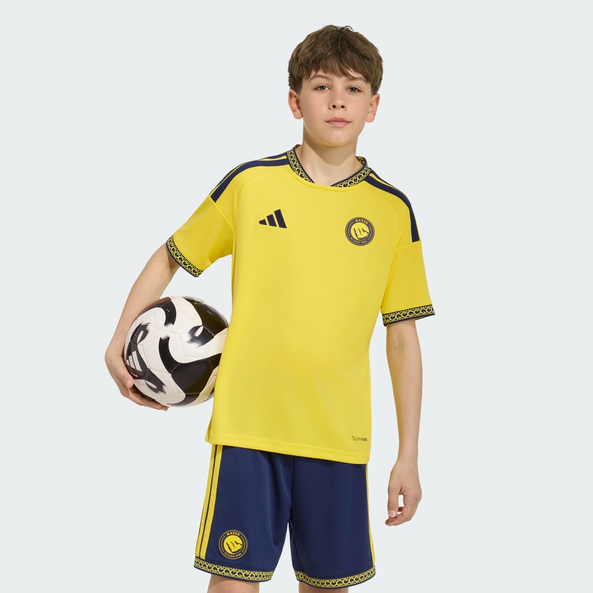 Camiseta deportiva para niños color amarillo - vista 4