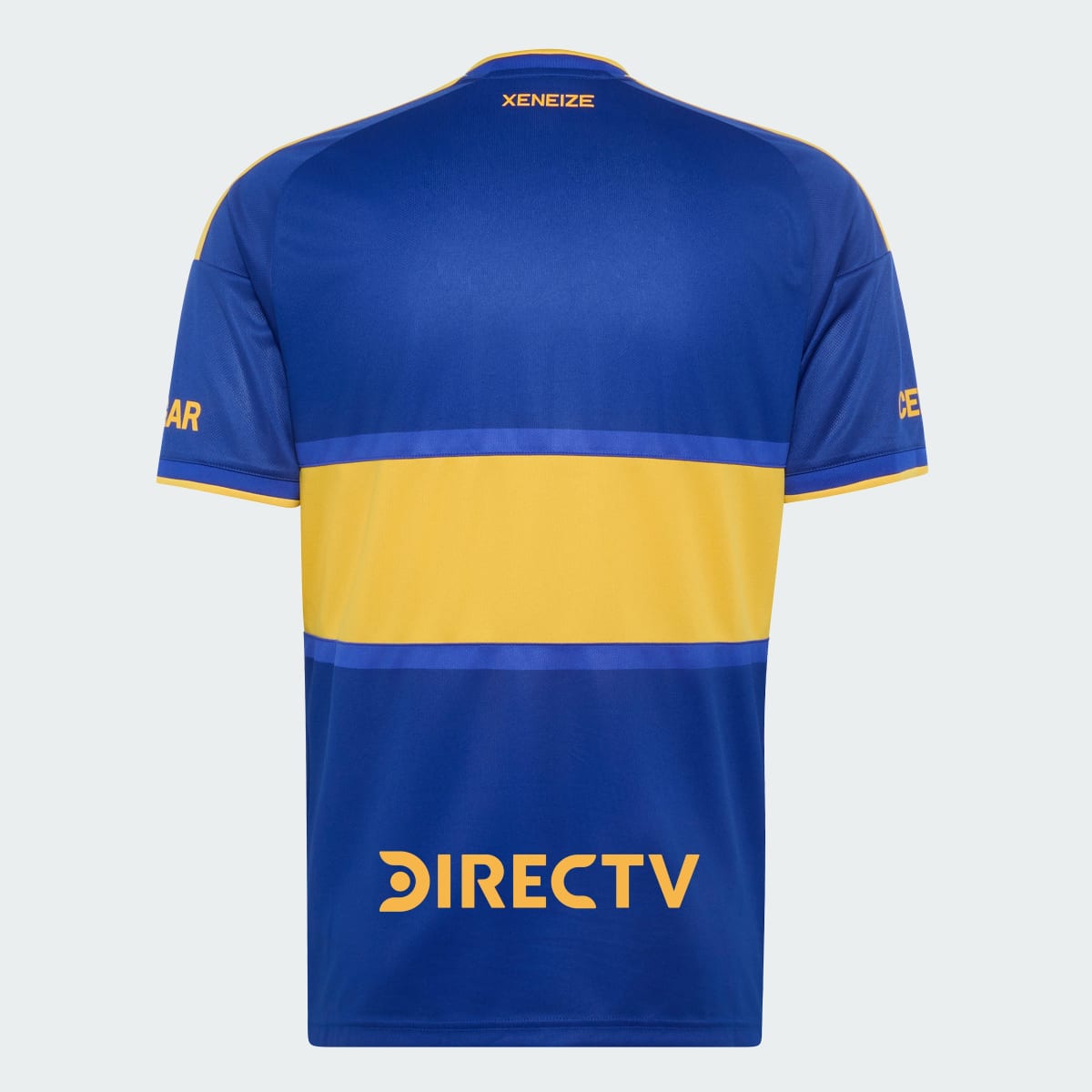 Camiseta deportiva para hombre color azul y dorado - vista 6