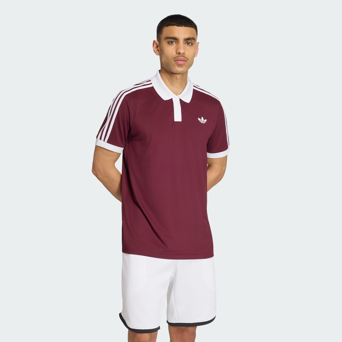 Camiseta deportiva para hombre color granate - vista 1
