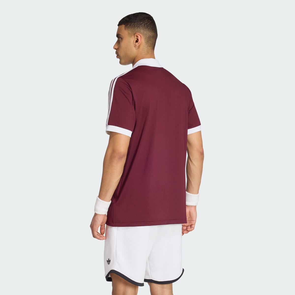 Camiseta deportiva para hombre color granate - vista 3