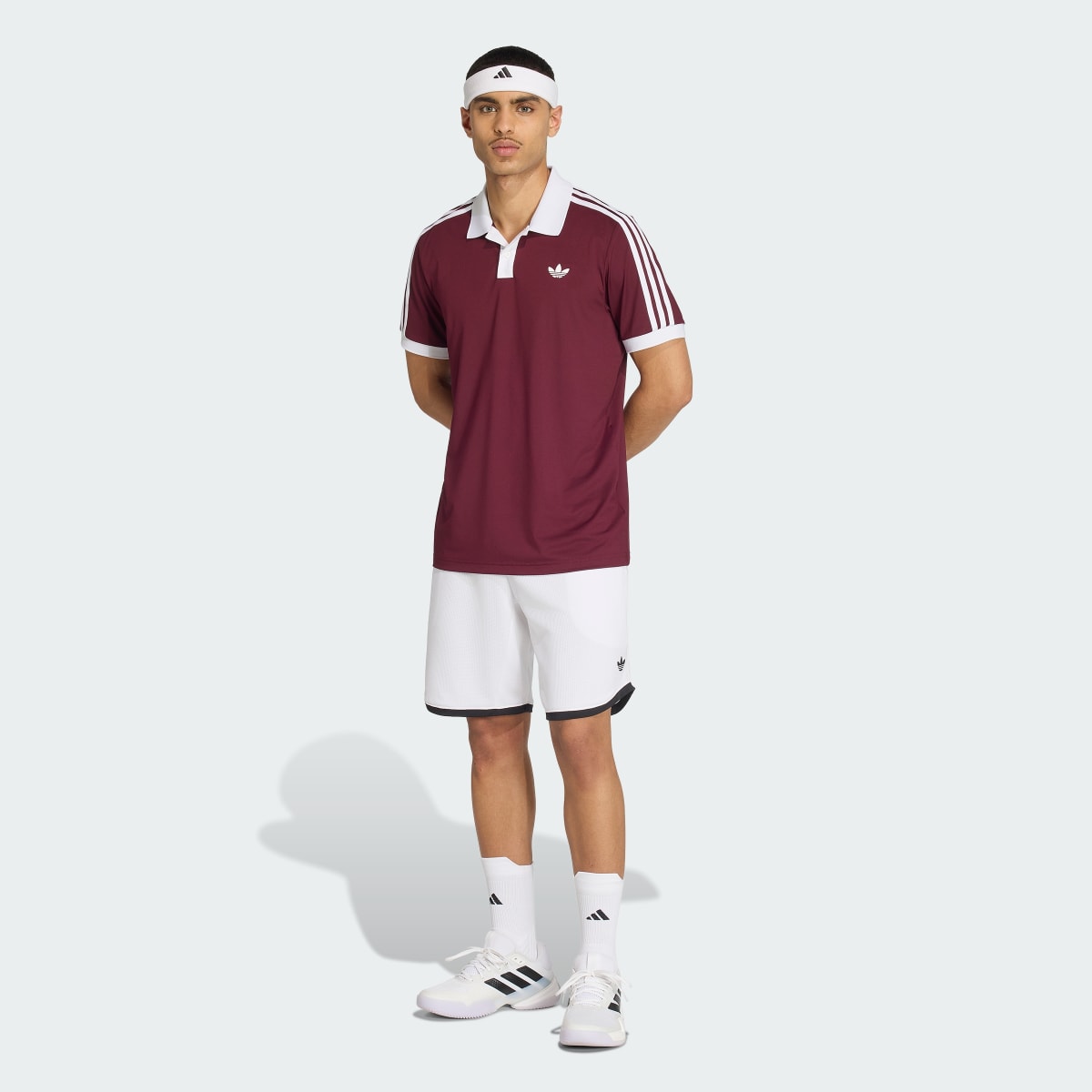 Camiseta deportiva para hombre color granate - vista 4