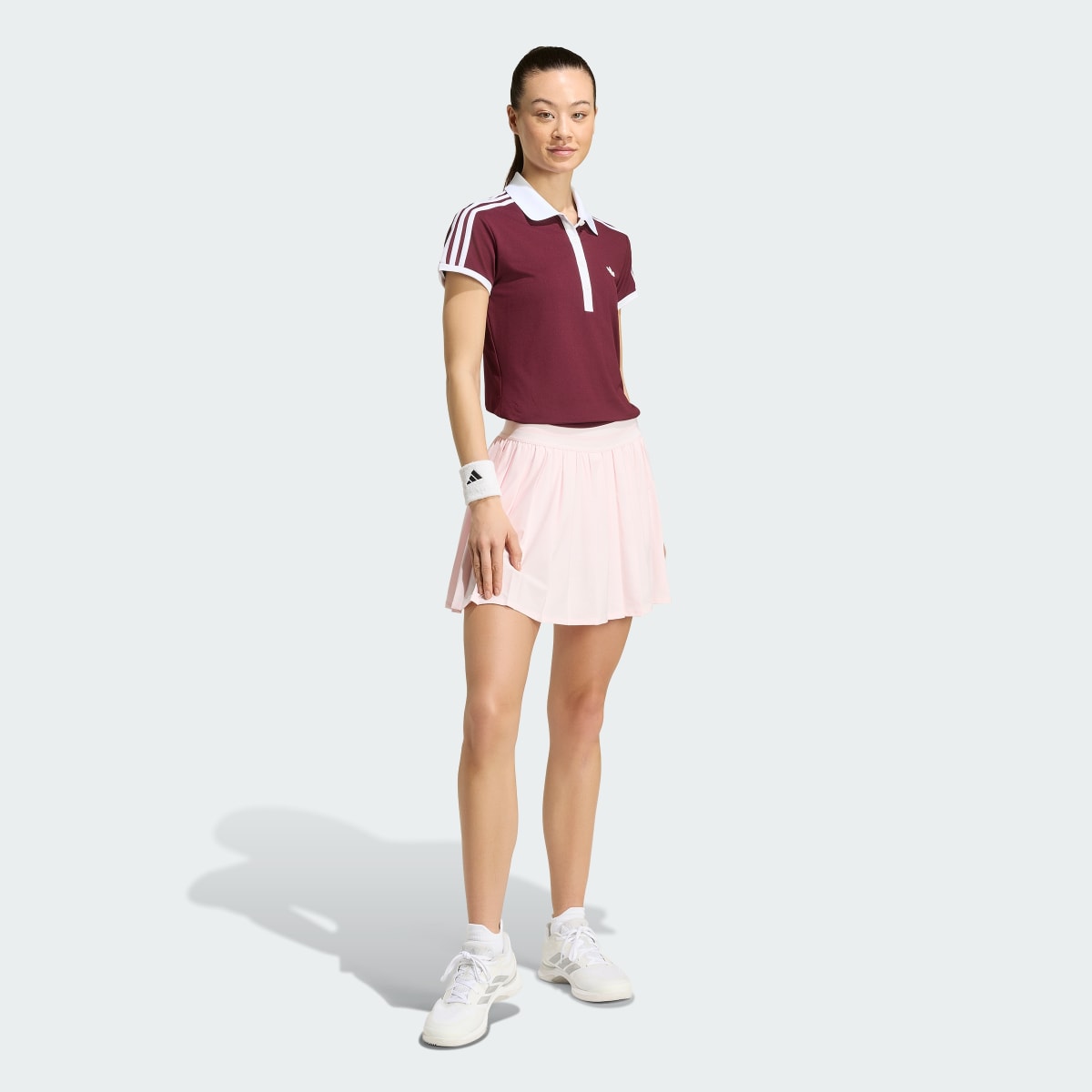 Camiseta deportiva para mujer color granate - vista 4