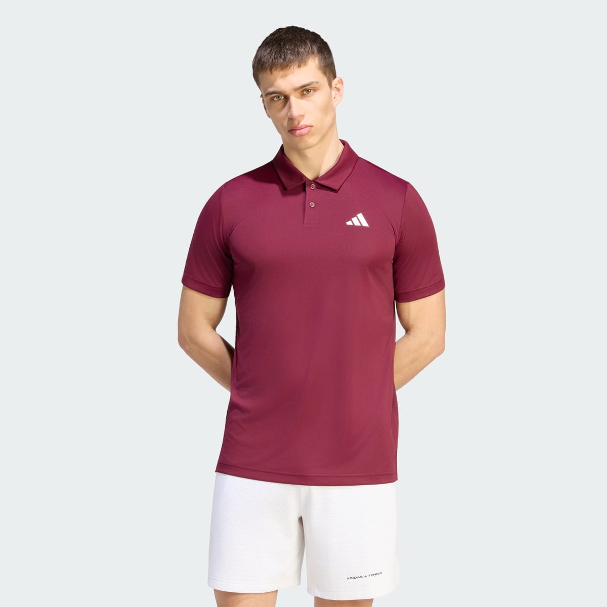Camiseta deportiva para hombre color granate - vista 1
