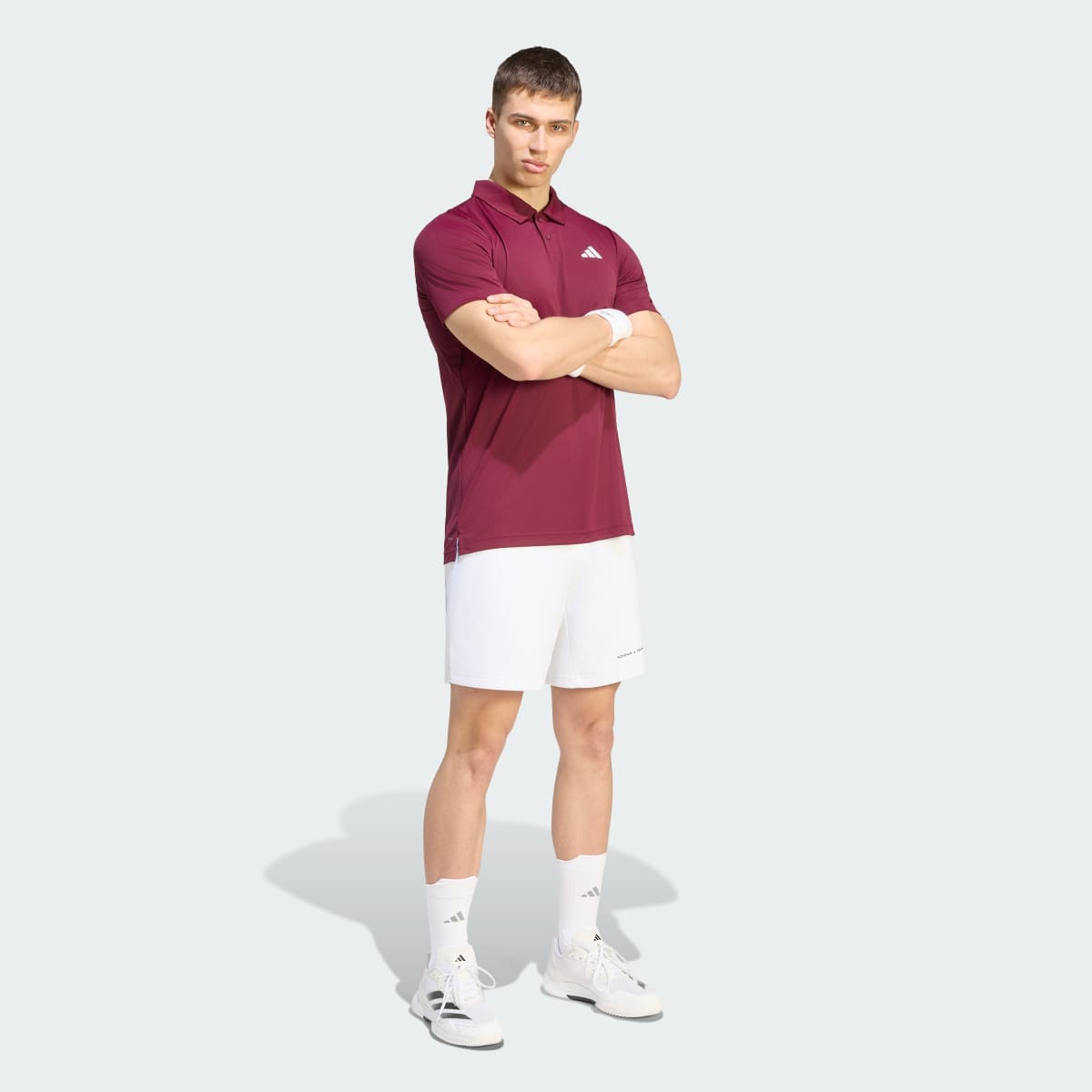 Camiseta deportiva para hombre color granate - vista 4
