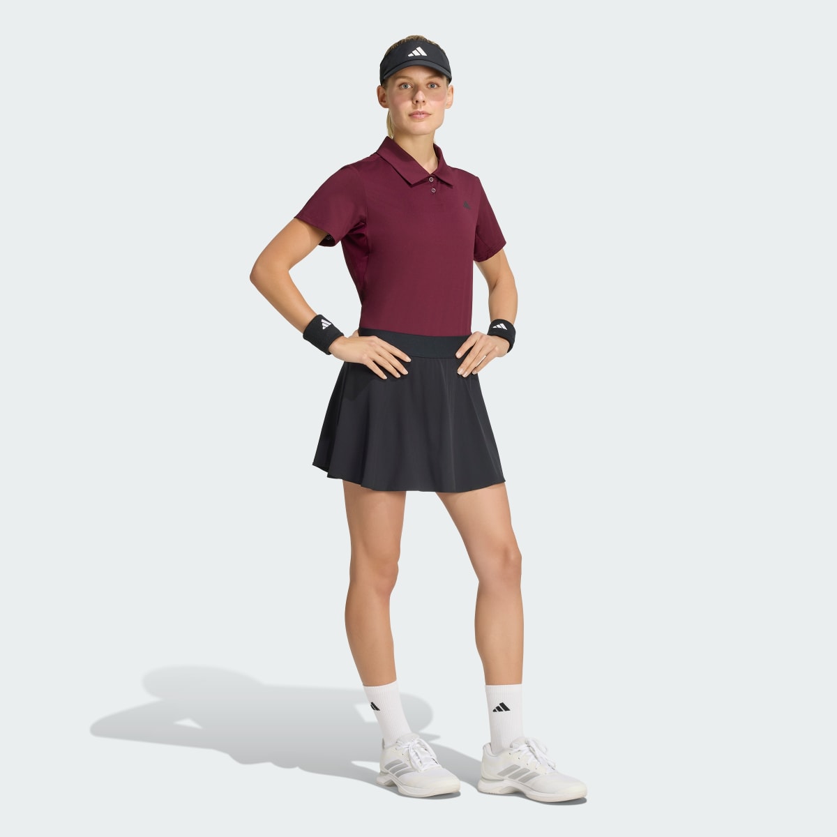 Camiseta deportiva para mujer color granate - vista 4