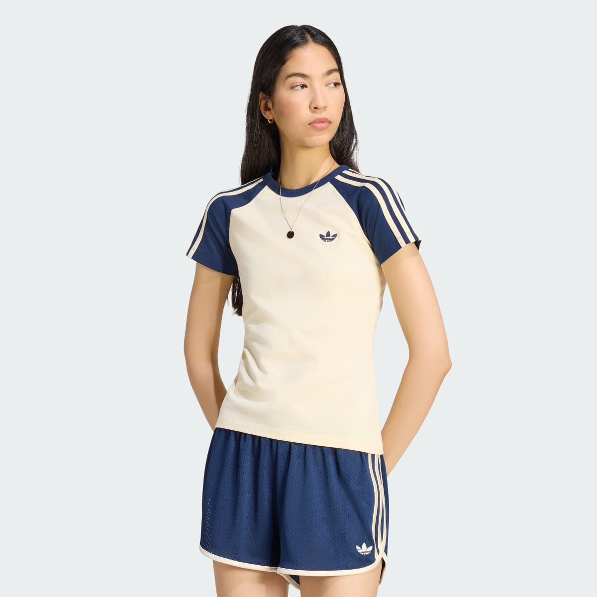 Camiseta deportiva para mujer color vainilla - vista 1