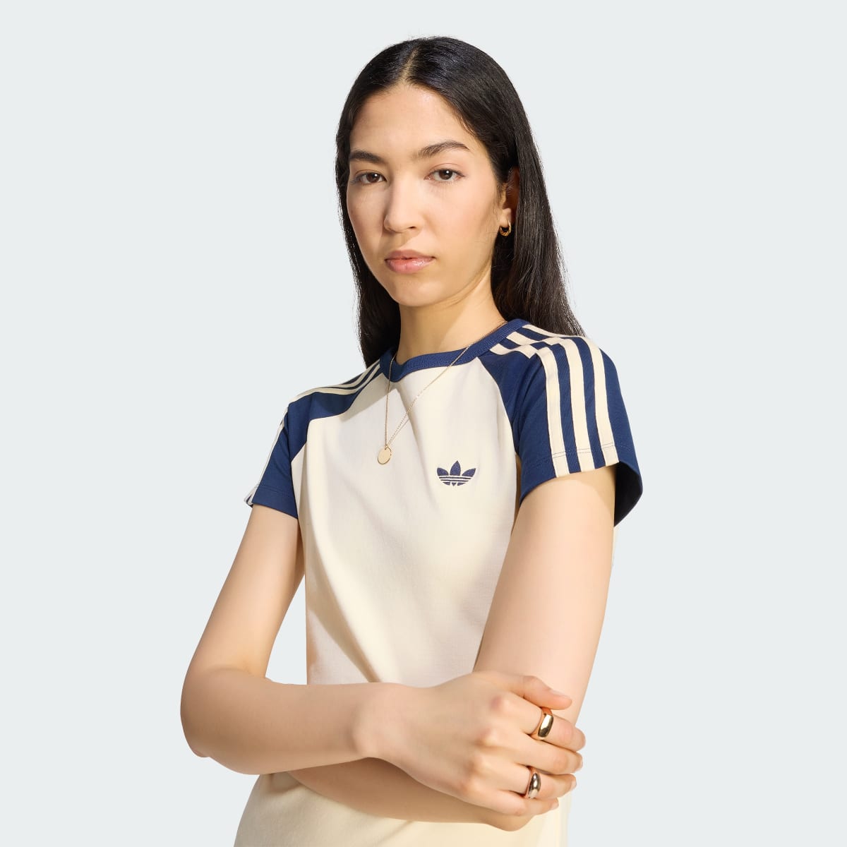 Camiseta deportiva para mujer color vainilla - vista 6