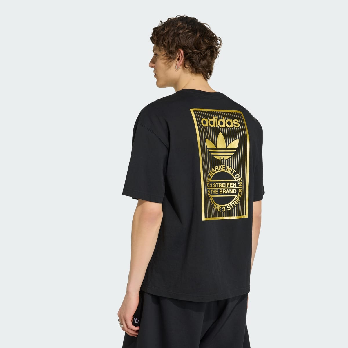 Camiseta deportiva para hombre color negro - vista 3