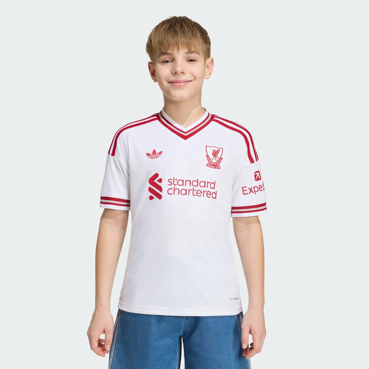 Camiseta deportiva para niños color blanco - vista 1