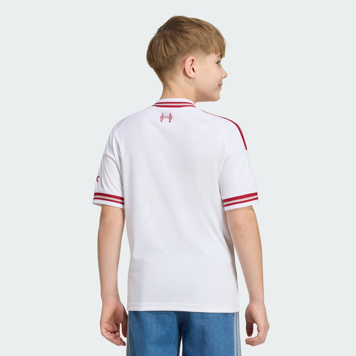 Camiseta deportiva para niños color blanco - vista 3