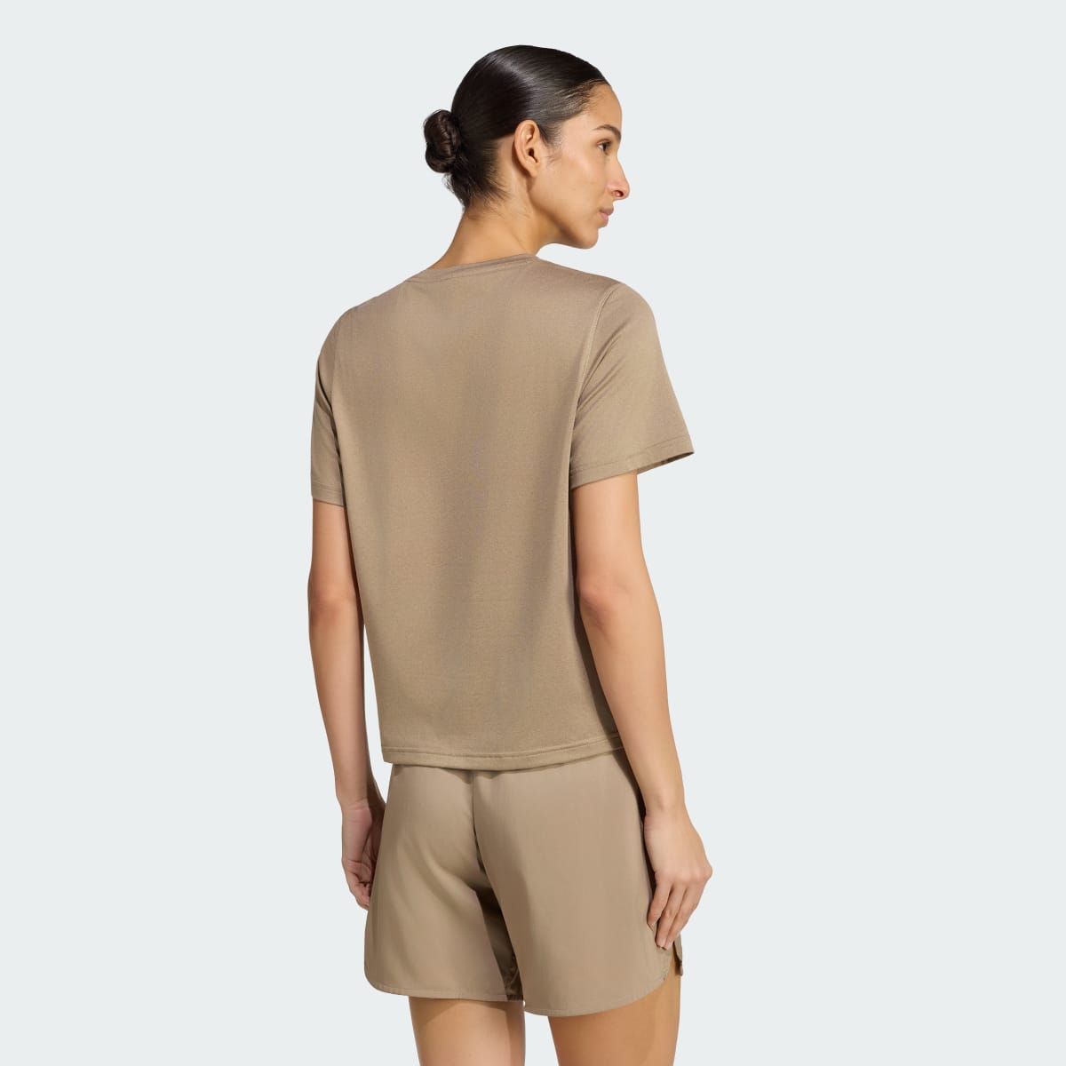Camiseta deportiva para mujer color tono neutro - vista 3