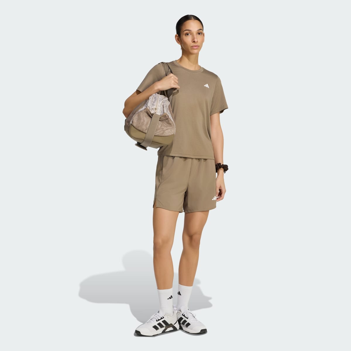 Camiseta deportiva para mujer color tono neutro - vista 6