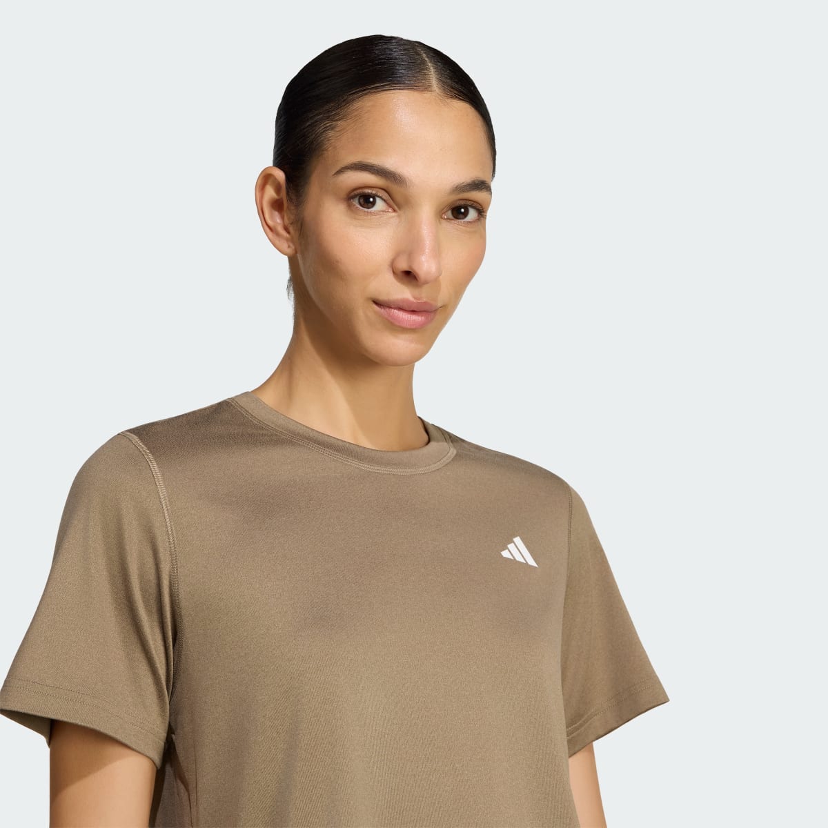 Camiseta deportiva para mujer color tono neutro - vista 7