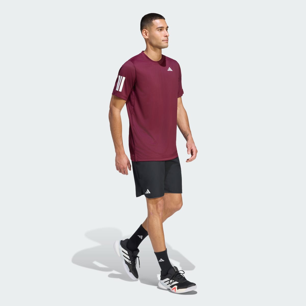 Camiseta deportiva para hombre color granate - vista 4