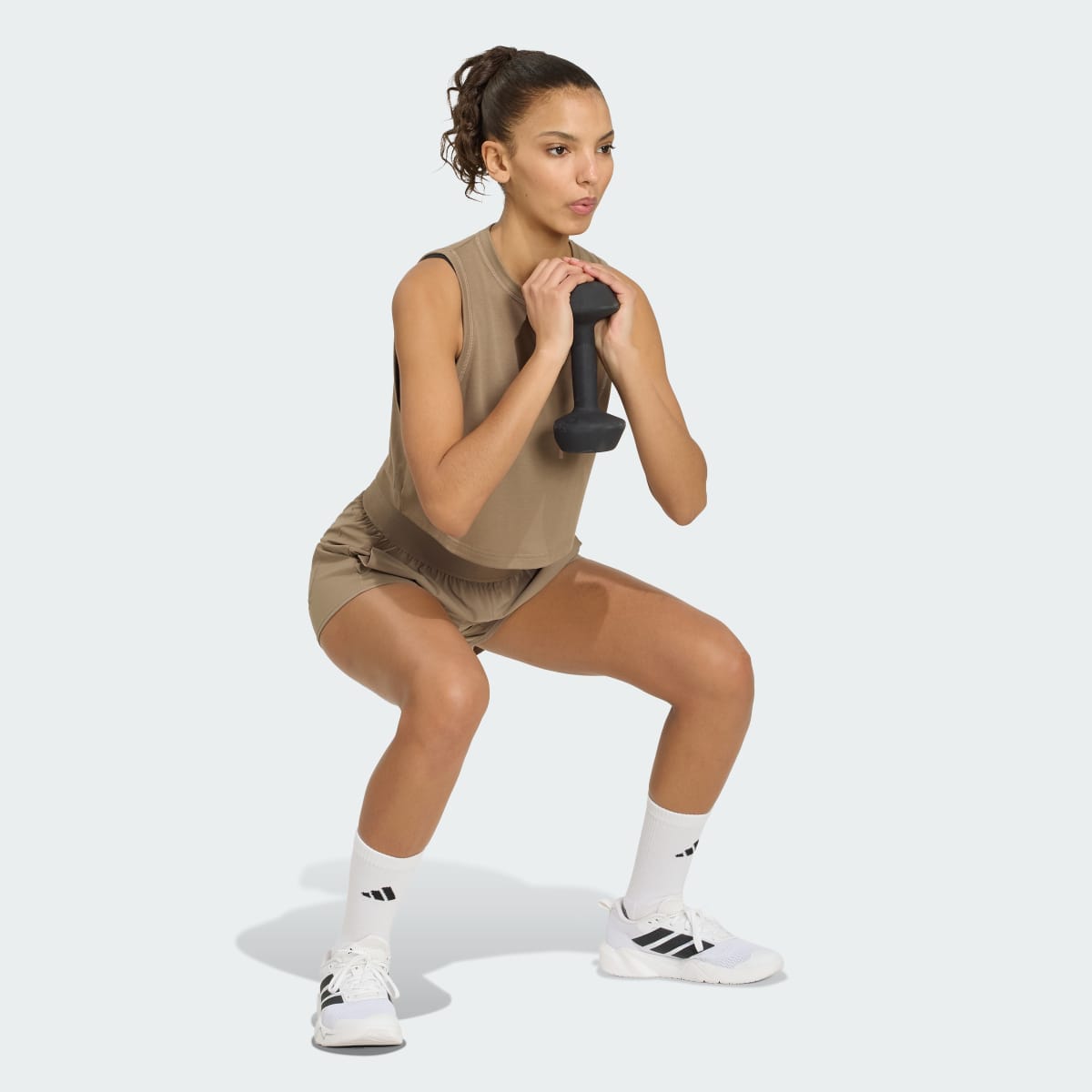 Camiseta deportiva para mujer color tono neutro - vista 5