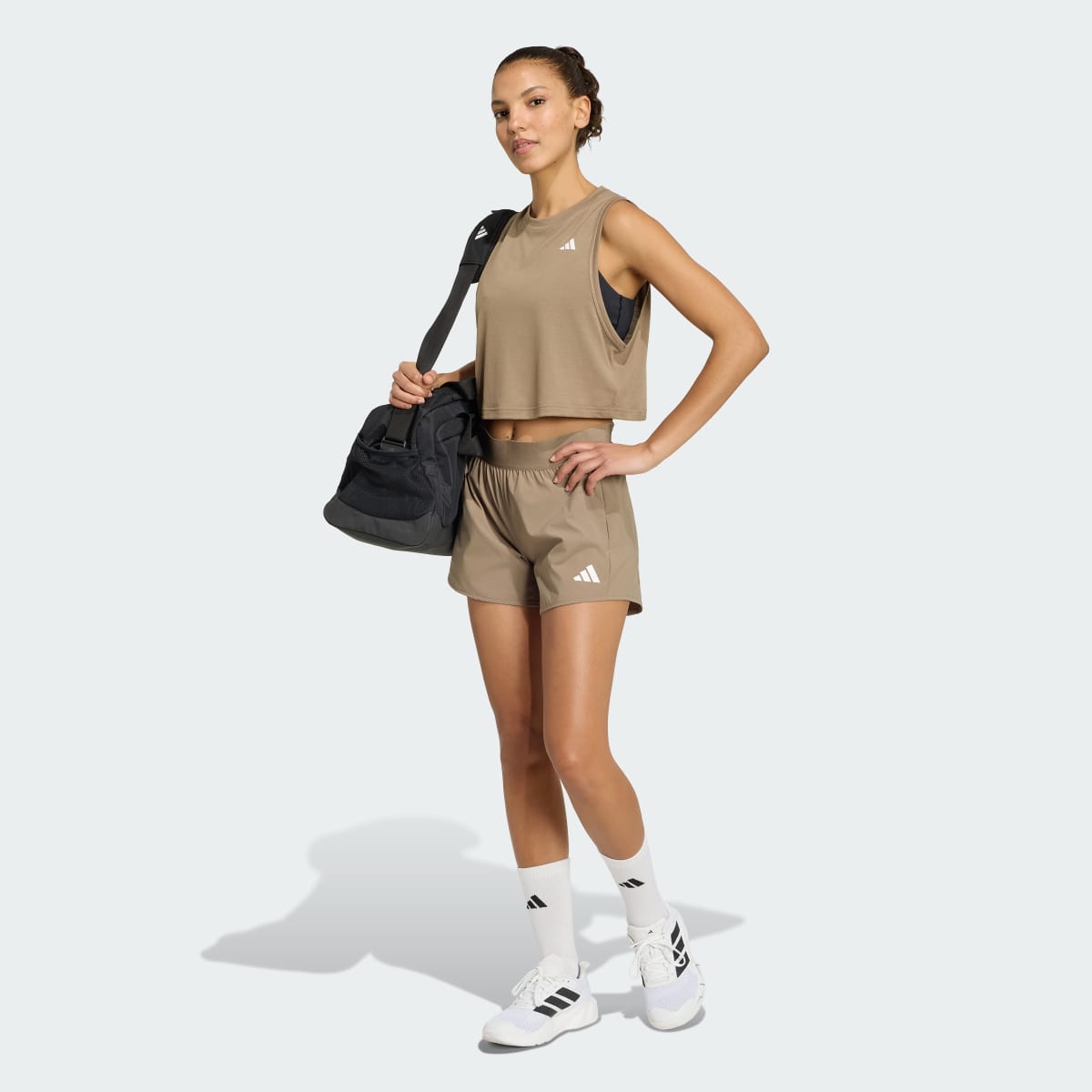 Camiseta deportiva para mujer color tono neutro - vista 8