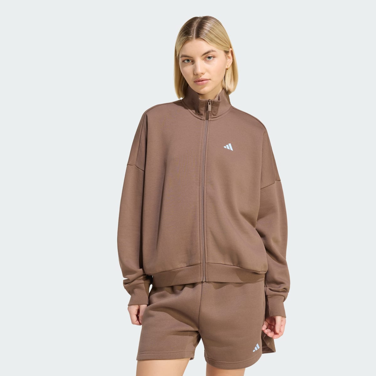 Chaqueta deportiva para mujer color tono neutro - vista 1