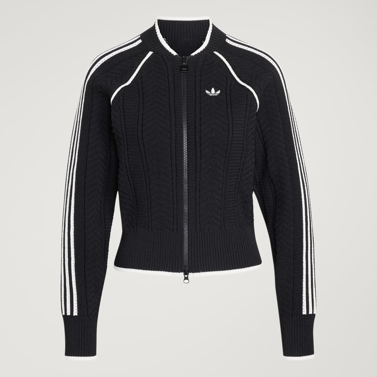 Chaqueta deportiva para mujer color negro y blanco - vista 4