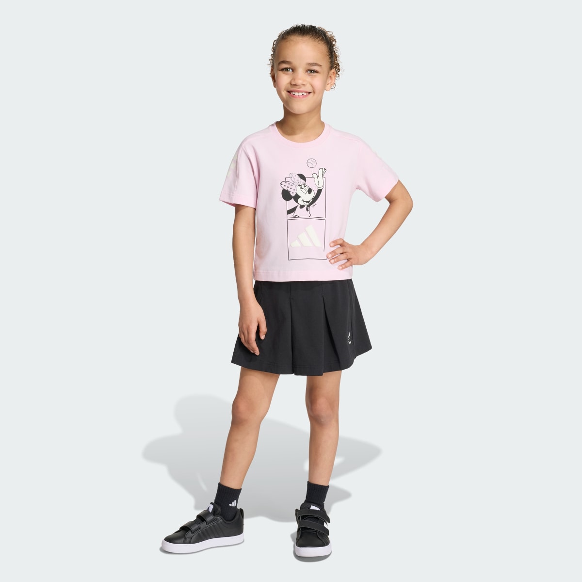 Camiseta deportiva para niños color rosa y blanco - vista 1