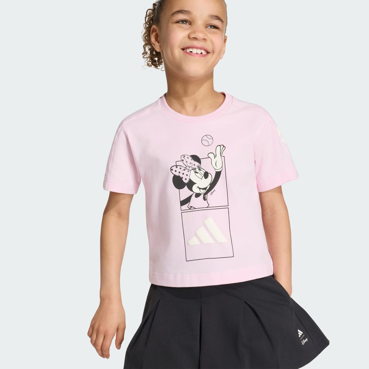 Camiseta deportiva para niños color rosa y blanco - vista 8