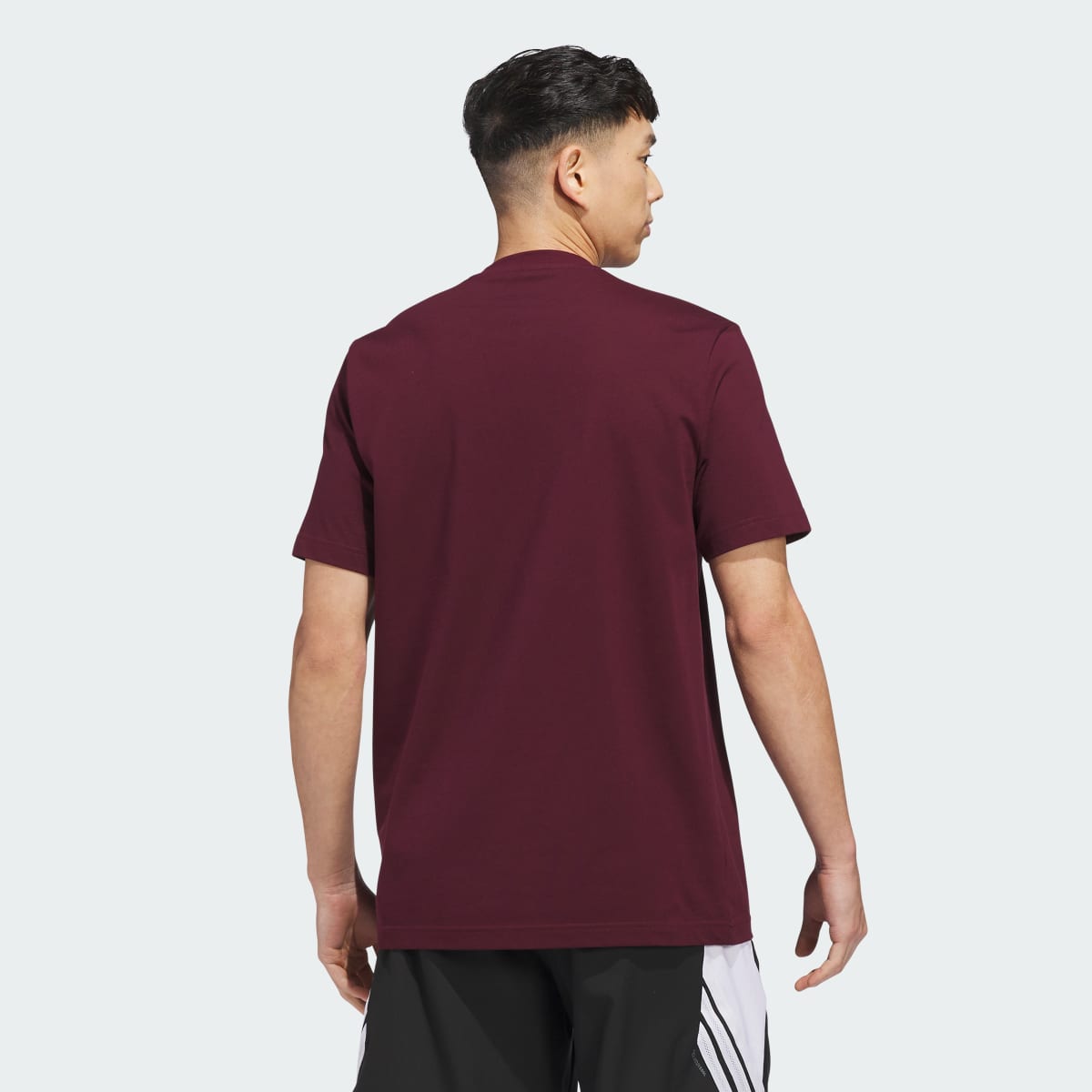 Prenda deportiva para hombre color granate - vista 3