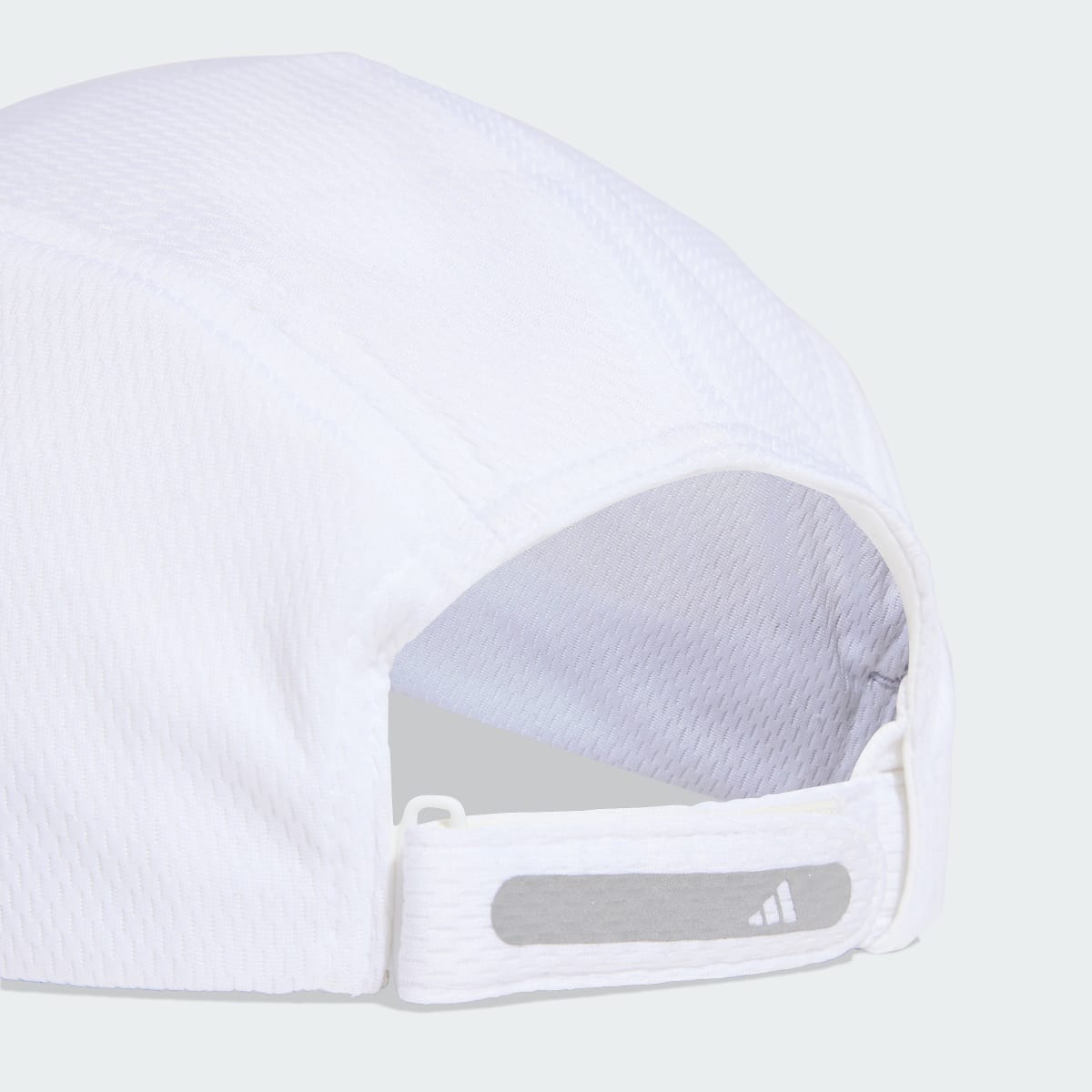 Gorra deportiva unisex color blanco y plateado - vista 6