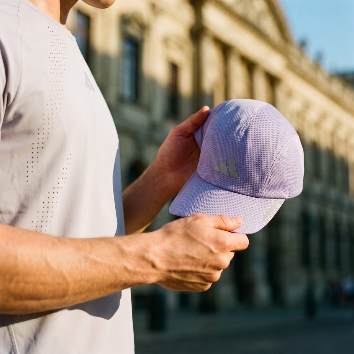 Gorra deportiva unisex color plateado - vista 4