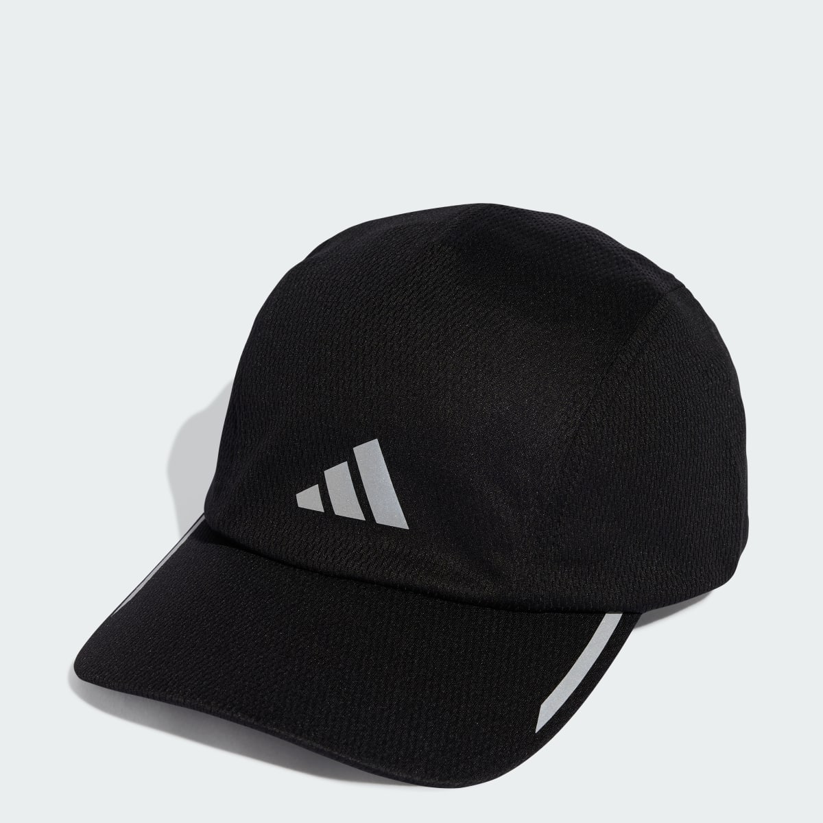 Gorra deportiva unisex color negro y plateado - vista 1