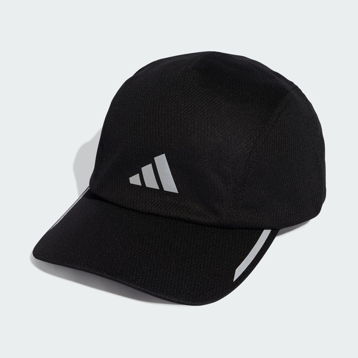 Gorra deportiva unisex color negro y plateado - vista 4