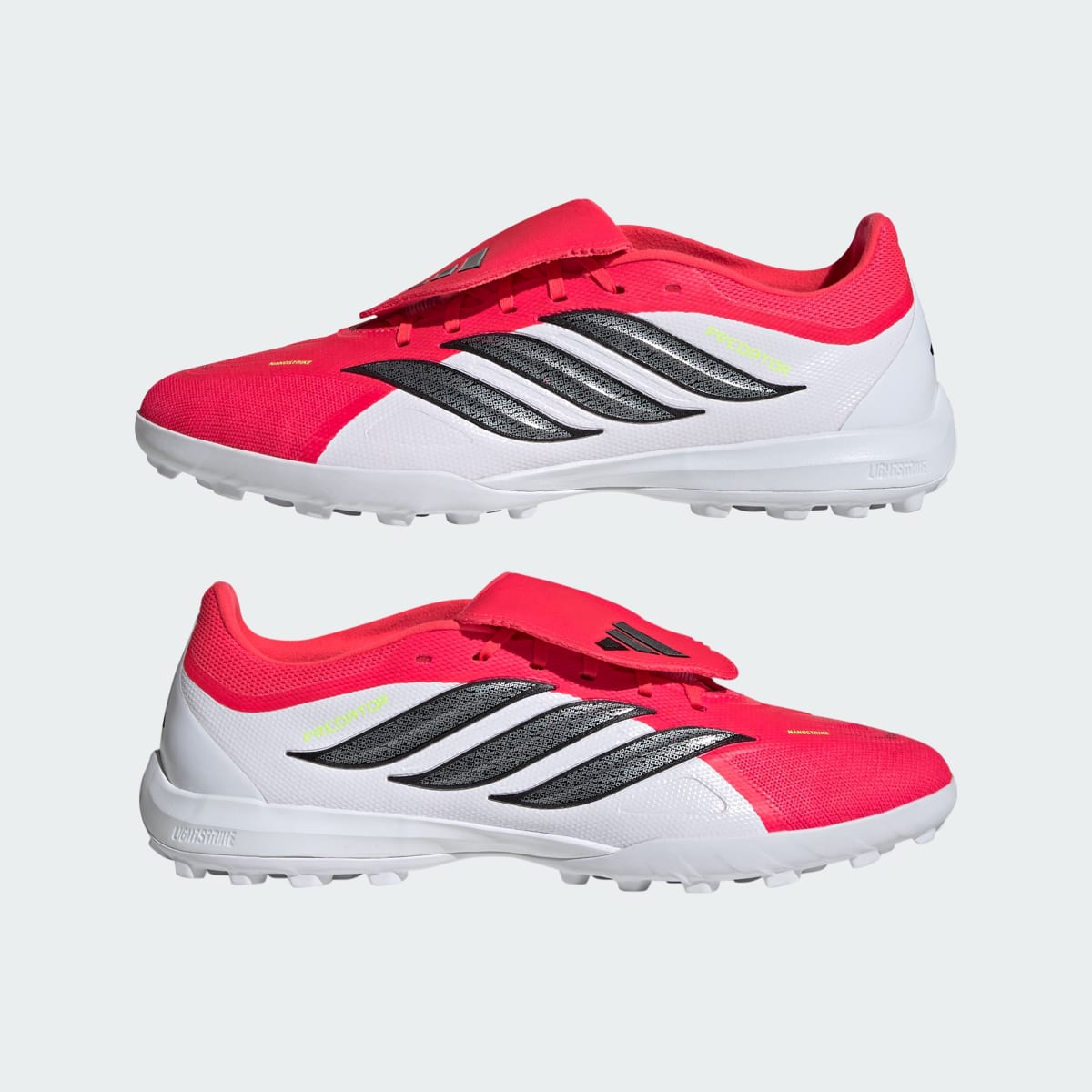 Guayos de fútbol unisex color rojo y negro - vista 8