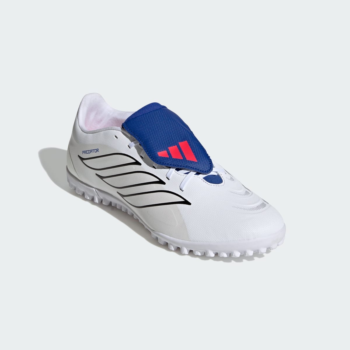 Guayos de fútbol unisex color blanco y azul - vista 5