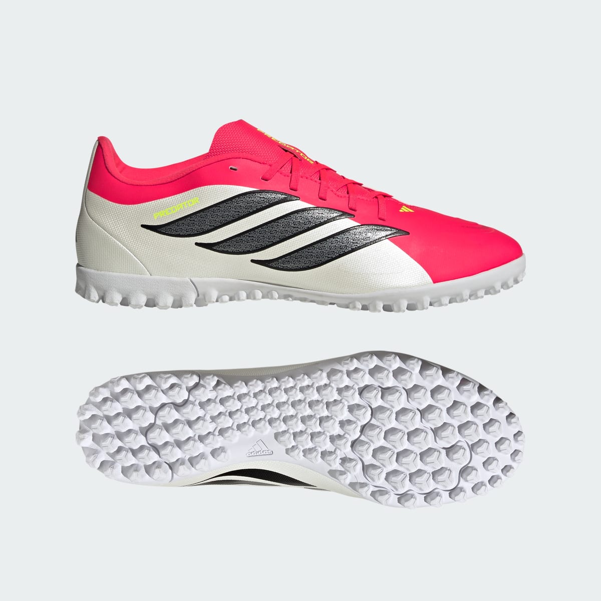 Guayos de fútbol unisex color rojo y negro - vista 1
