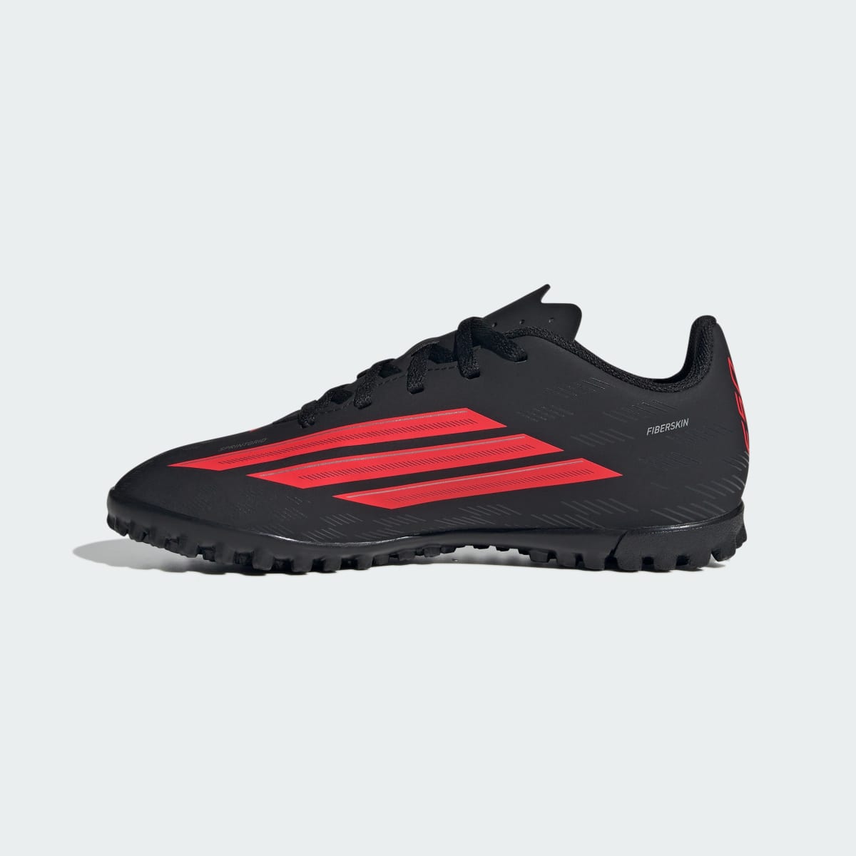 Guayos de fútbol para niños color negro y rojo - vista 7