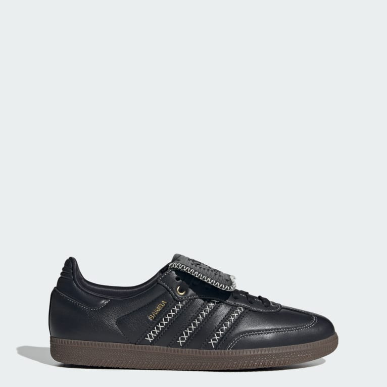 Tenis casuales de lengüeta larga para hombre color negro JQ7087