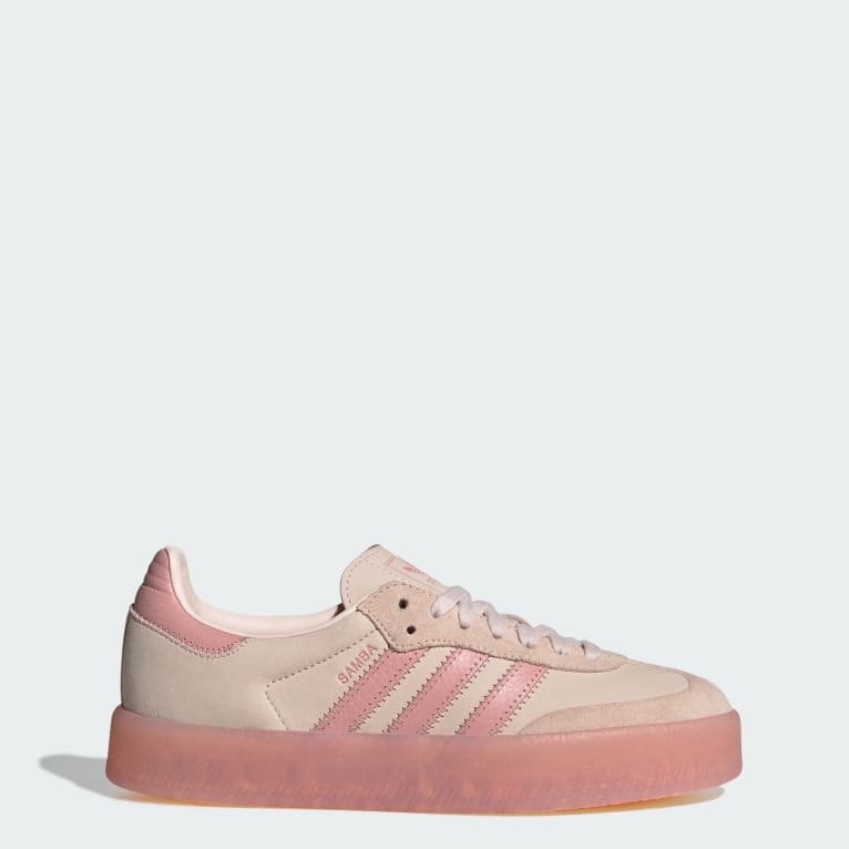 Tenis casuales de plataforma para mujer color rosa JS3956