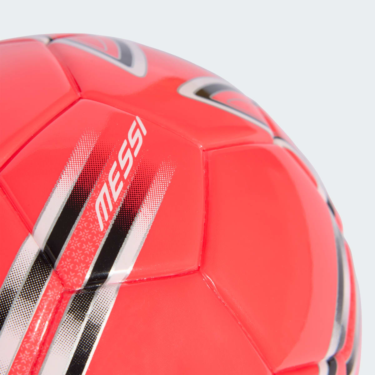 Balón de fútbol unisex color rojo y negro - vista 5