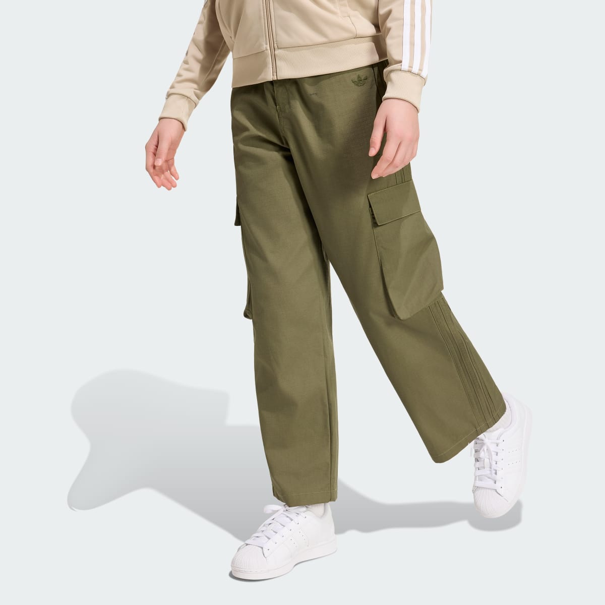Pantalón deportivo para niños color tono neutro - vista 4
