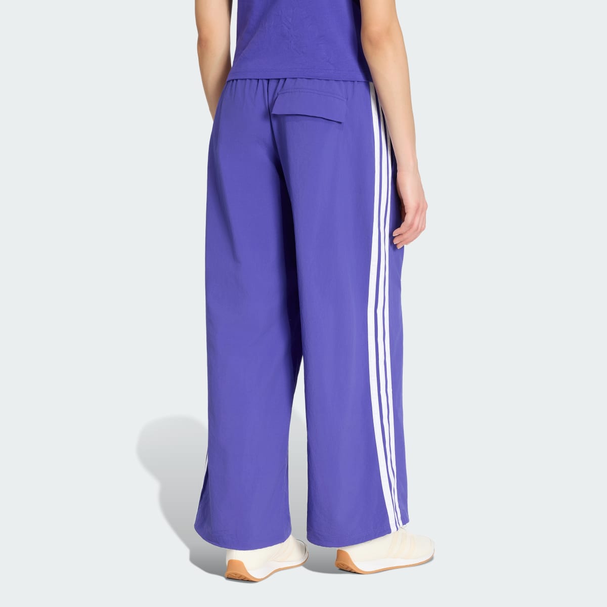 Pantalón deportivo para mujer color morado y blanco - vista 3