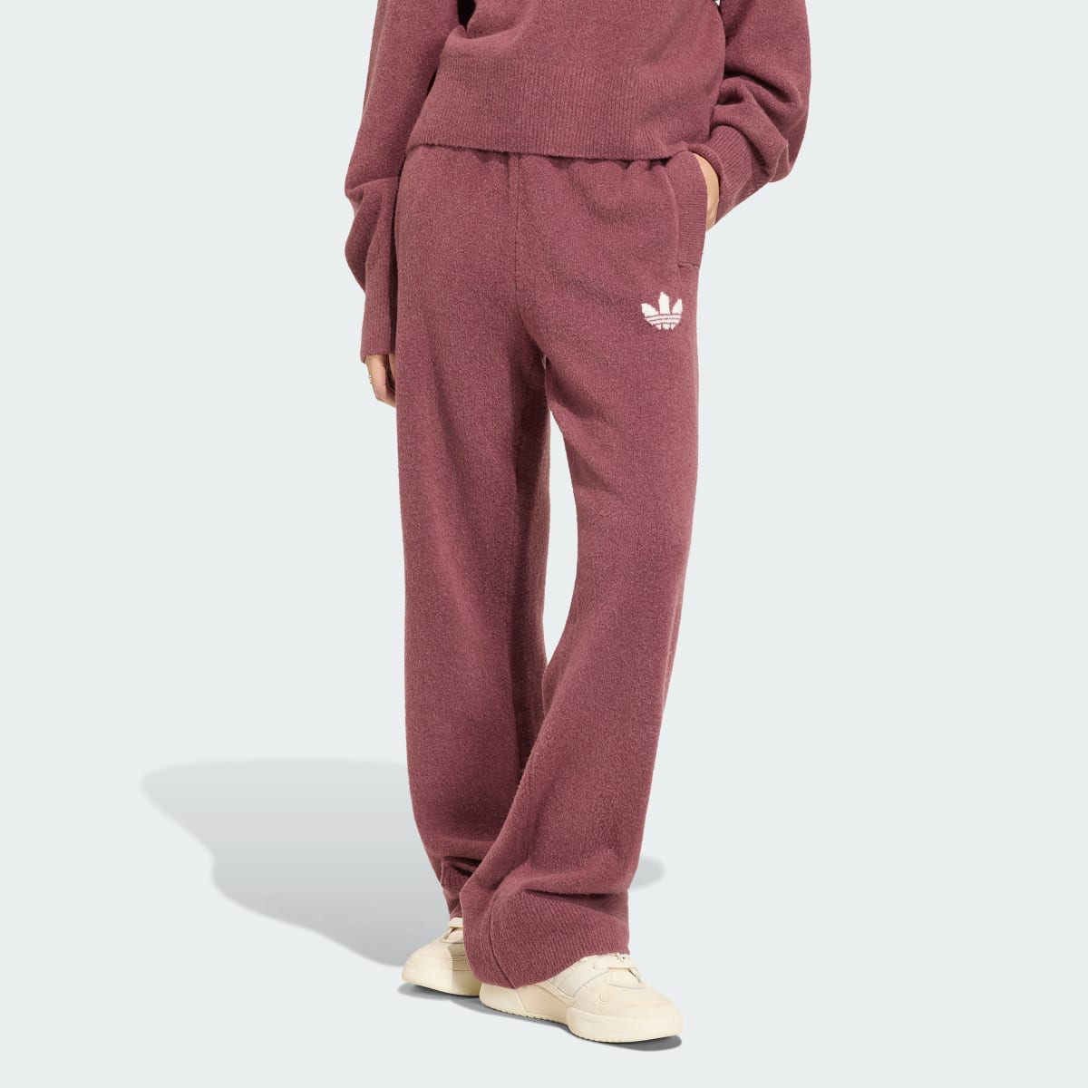 Pantalón deportivo para mujer color granate - vista 1