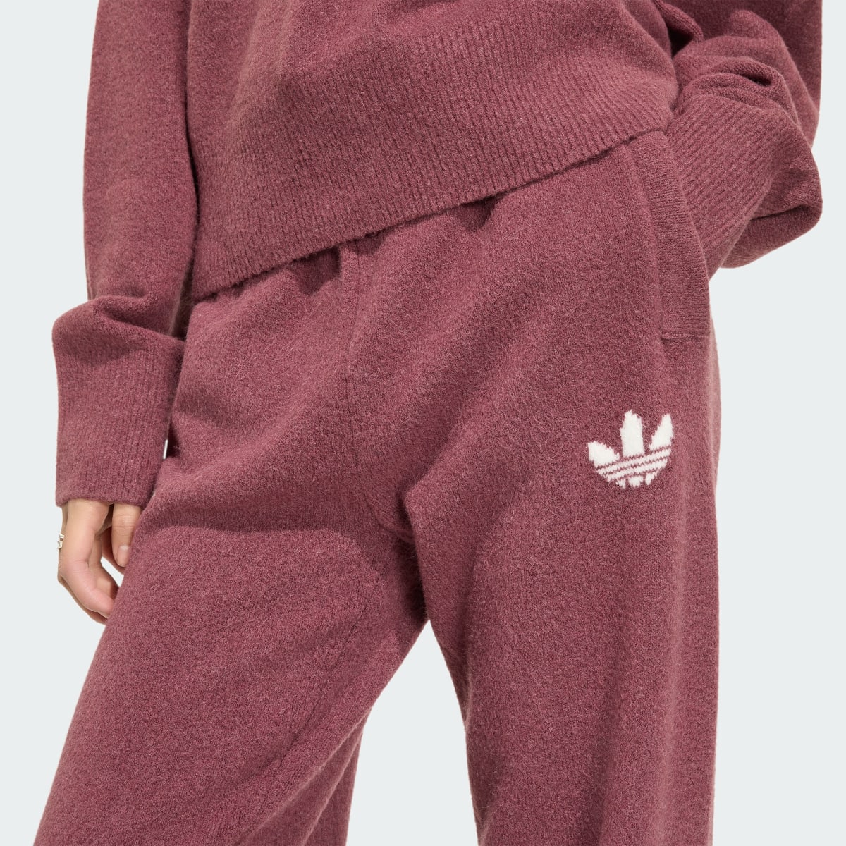 Pantalón deportivo para mujer color granate - vista 6