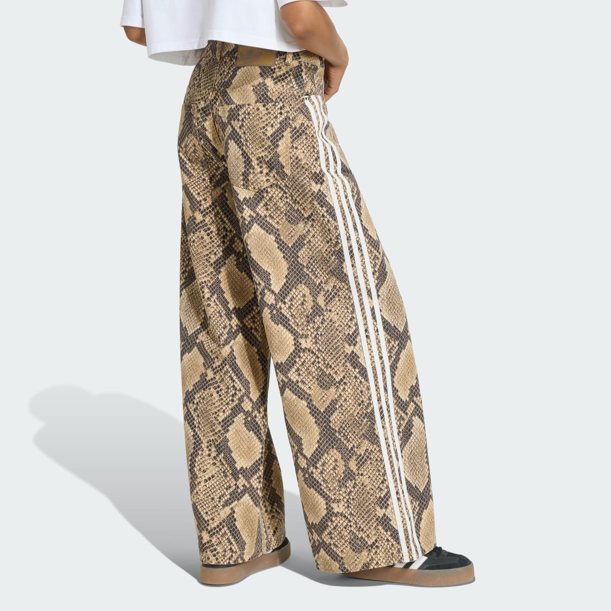Pantalón deportivo para mujer color beige - vista 3