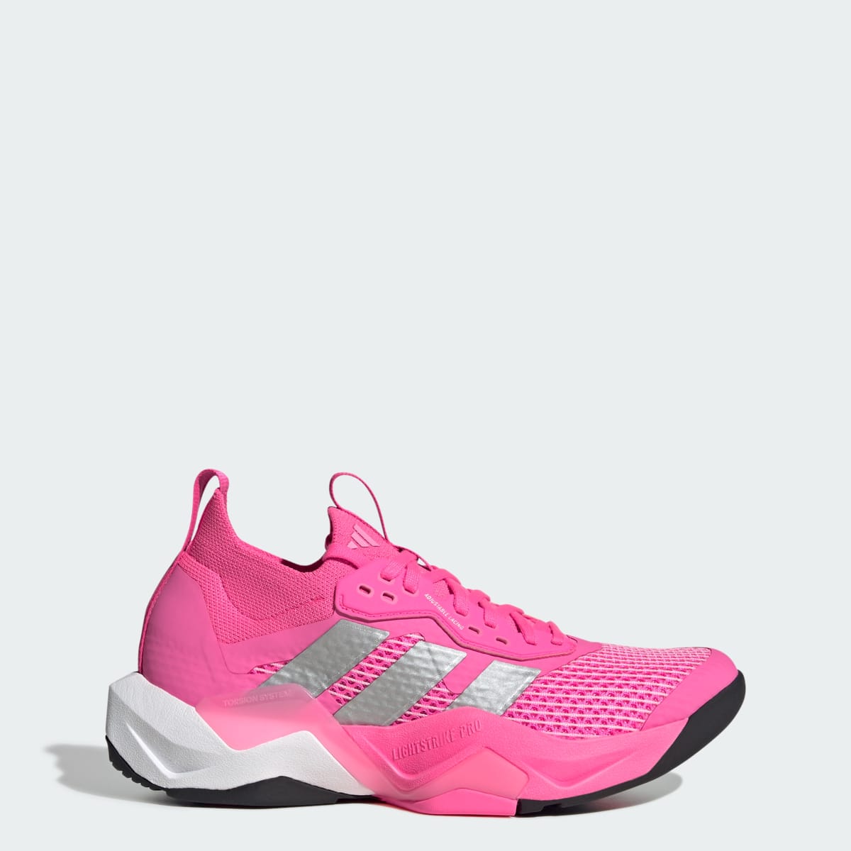 Tenis de entrenamiento para mujer color rosa y plateado - vista 1