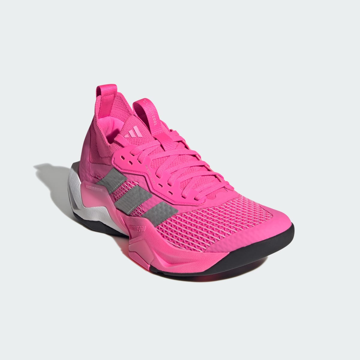 Tenis de entrenamiento para mujer color rosa y plateado - vista 5