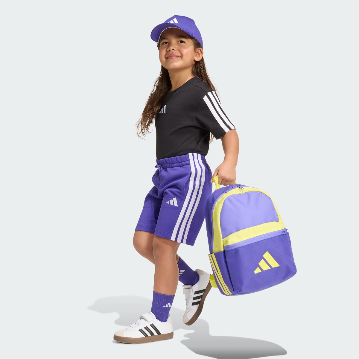 Short deportivo para niños color morado - vista 6