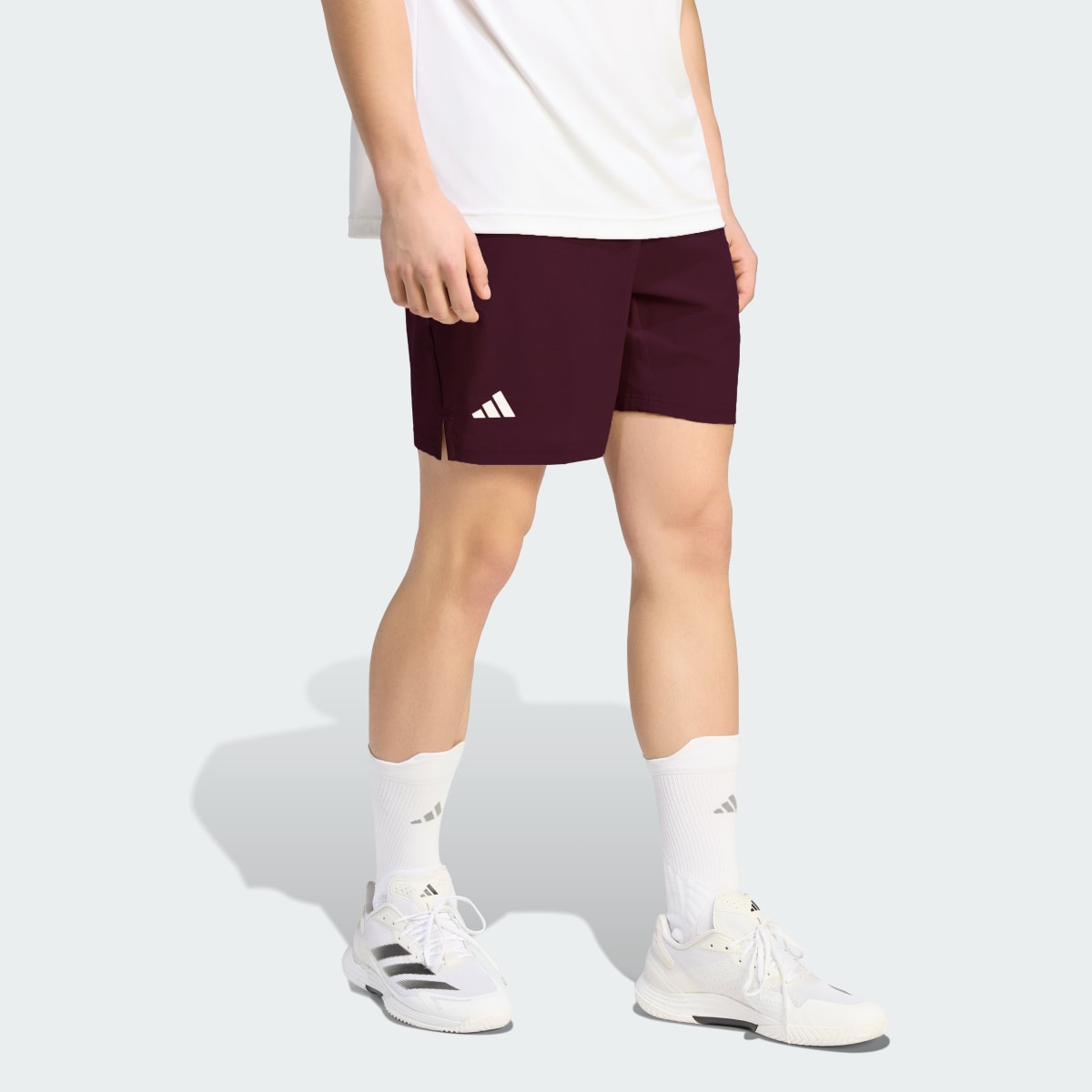 Short deportivo para hombre color granate - vista 1