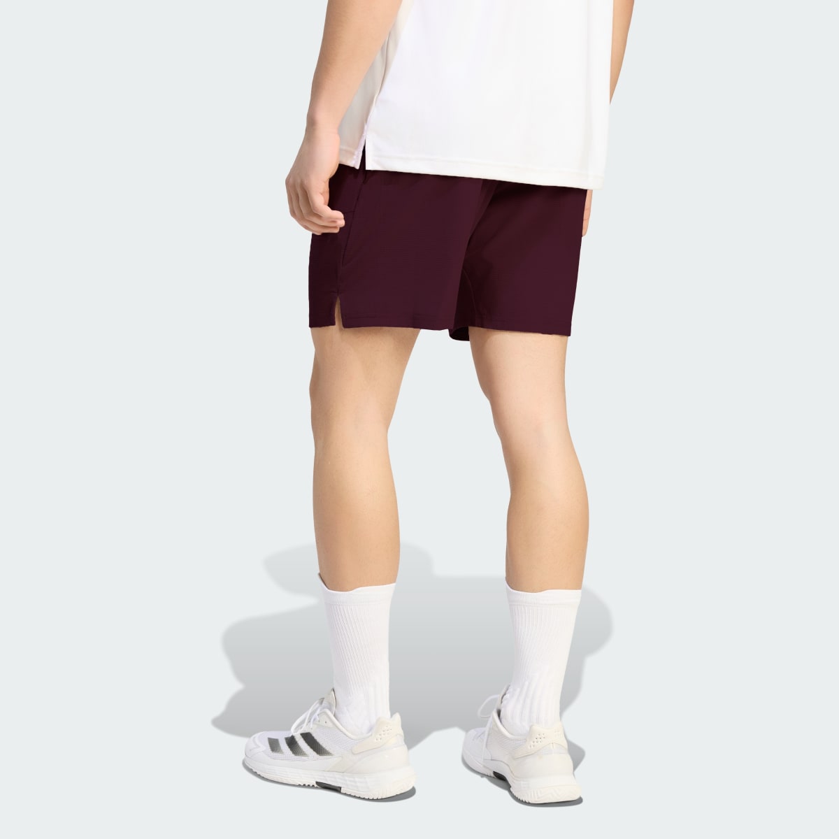 Short deportivo para hombre color granate - vista 3
