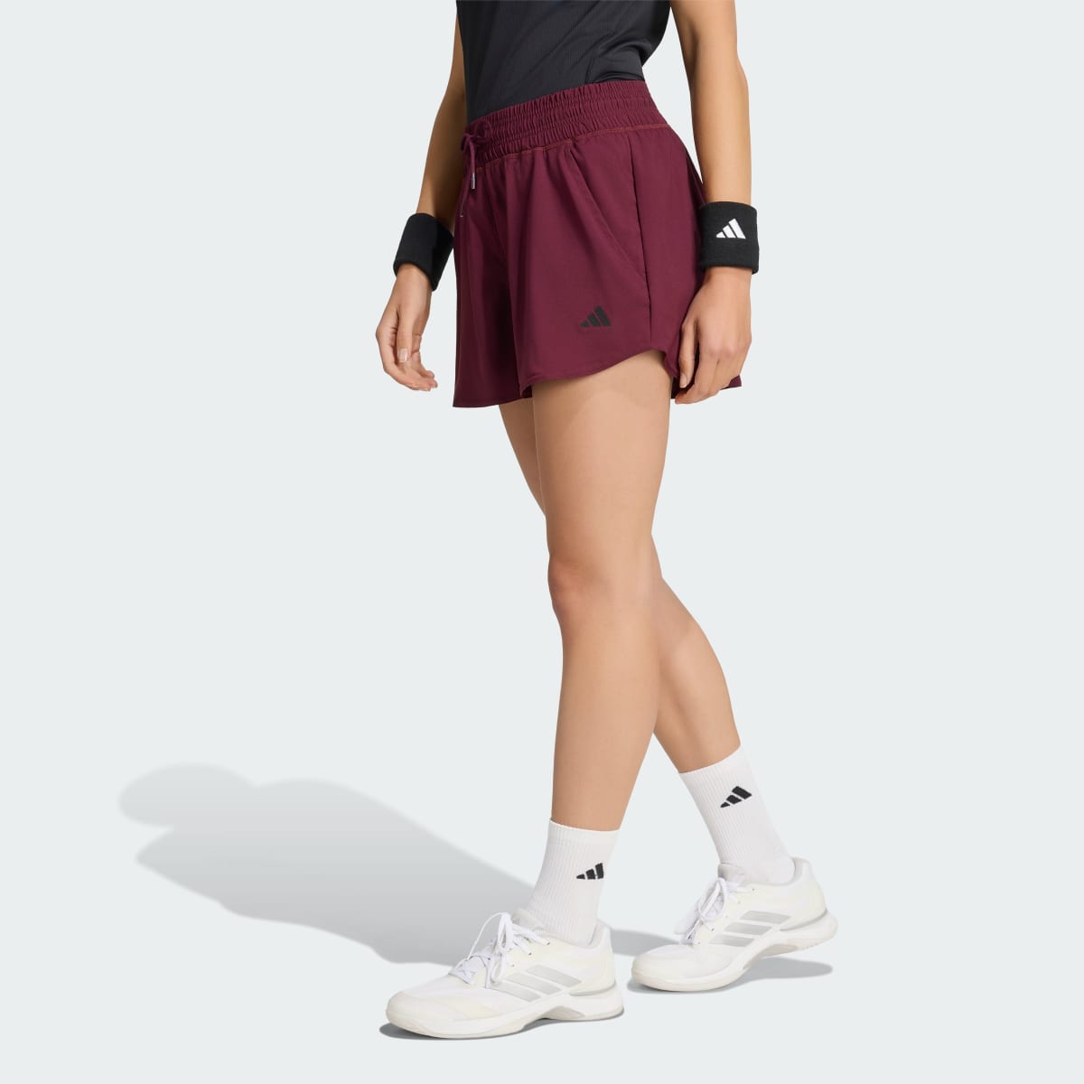 Short deportivo para mujer color granate - vista 1