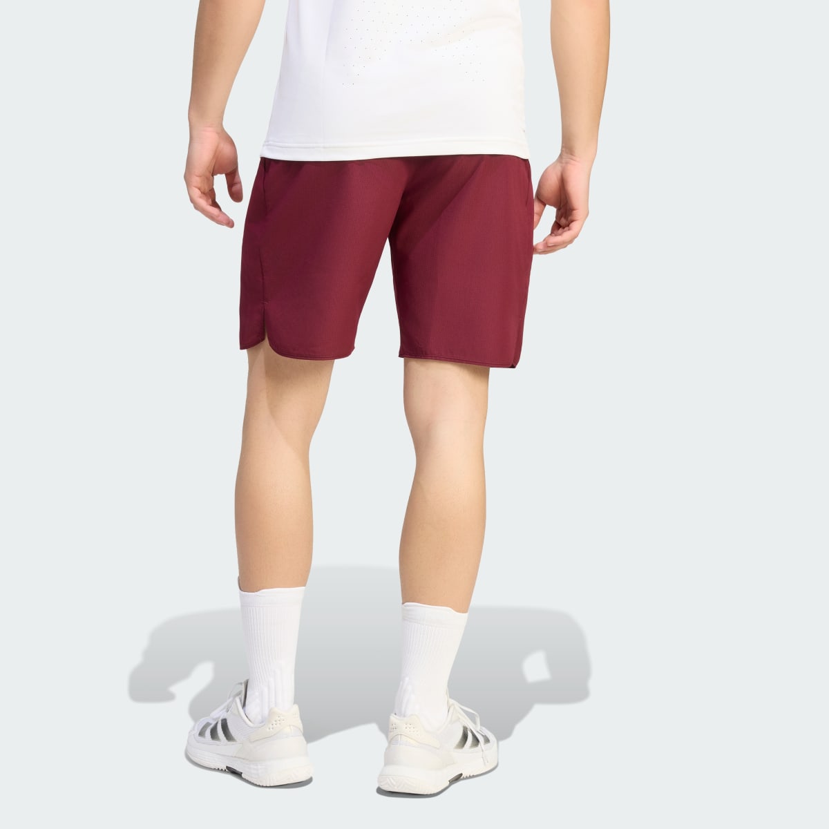 Short deportivo para hombre color granate - vista 3