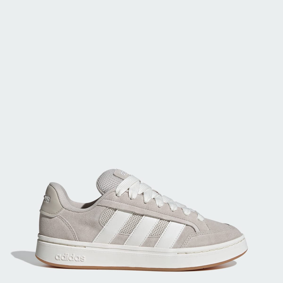 Tenis casuales para hombre color beige y blanco - vista 1